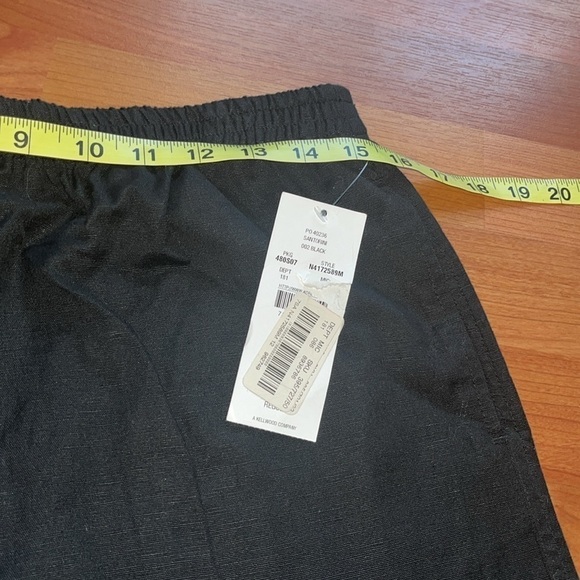 Napa Valley women’s black linen blend pull on trousers size 12 - Picture 8 of 10